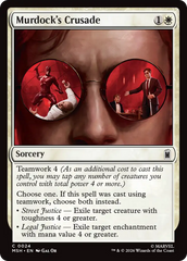 Murdock's Crusade - Magic: The Gathering - MoxLand