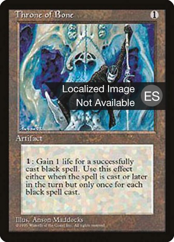 Trono de Ossos / Throne of Bone - Magic: The Gathering - MoxLand