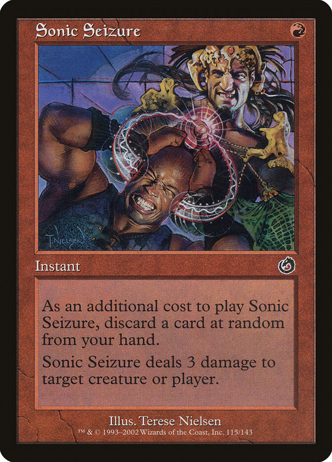 Ataque Sônico / Sonic Seizure - Magic: The Gathering - MoxLand