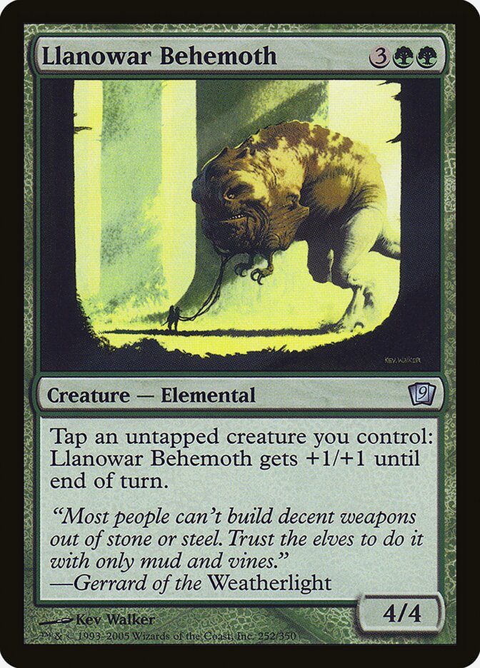 Behemoth de Llanowar / Llanowar Behemoth - Magic: The Gathering - MoxLand