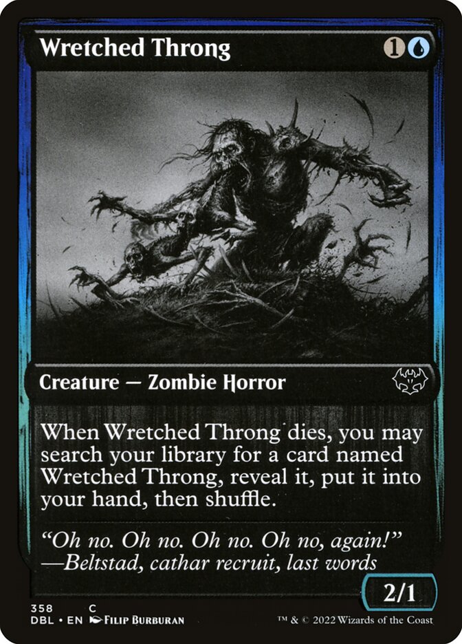 Multidão Abominável / Wretched Throng - Magic: The Gathering - MoxLand