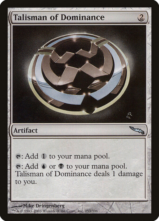 Talismã da Dominação / Talisman of Dominance - Magic: The Gathering - MoxLand