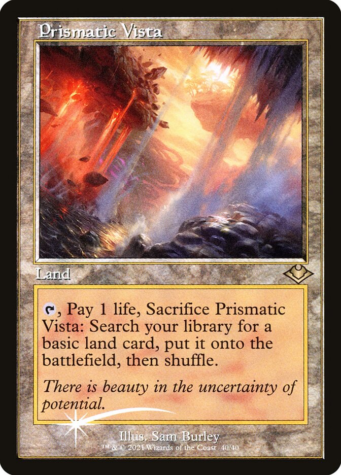 Vista Prismática / Prismatic Vista - Magic: The Gathering - MoxLand