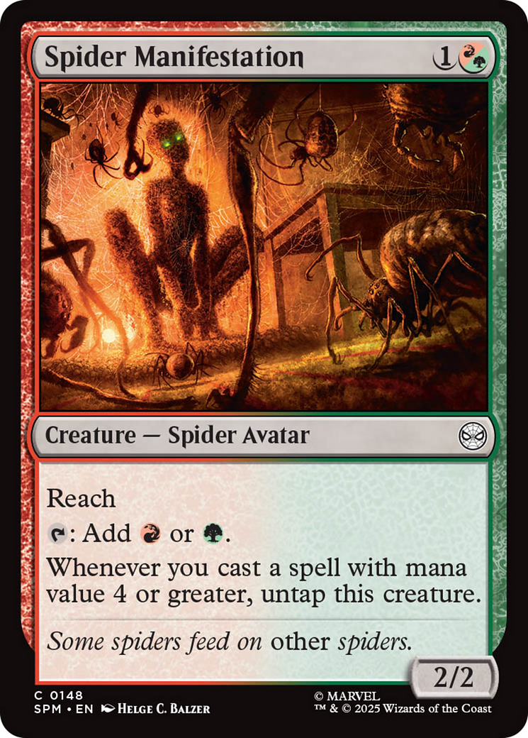 Spider Manifestation - Magic: The Gathering - MoxLand