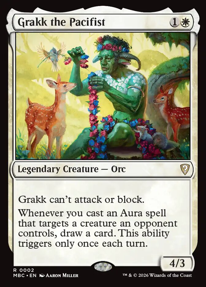 Grakk the Pacifist - Magic: The Gathering - MoxLand
