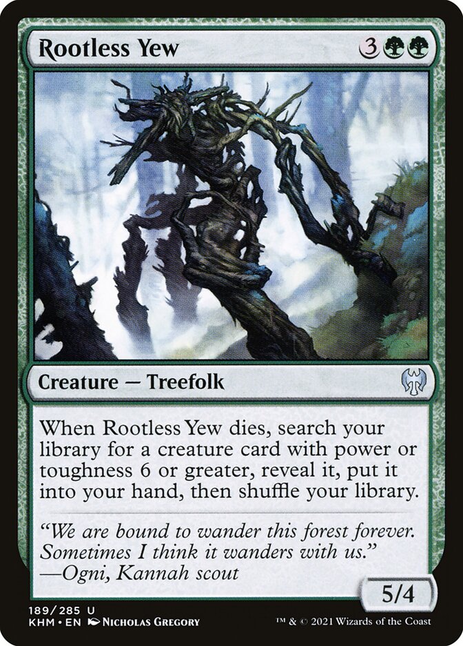 Teixo Desenraizado / Rootless Yew - Magic: The Gathering - MoxLand