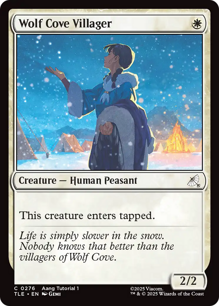 Aldeã da Baía do Lobo / Wolf Cove Villager - Magic: The Gathering - MoxLand