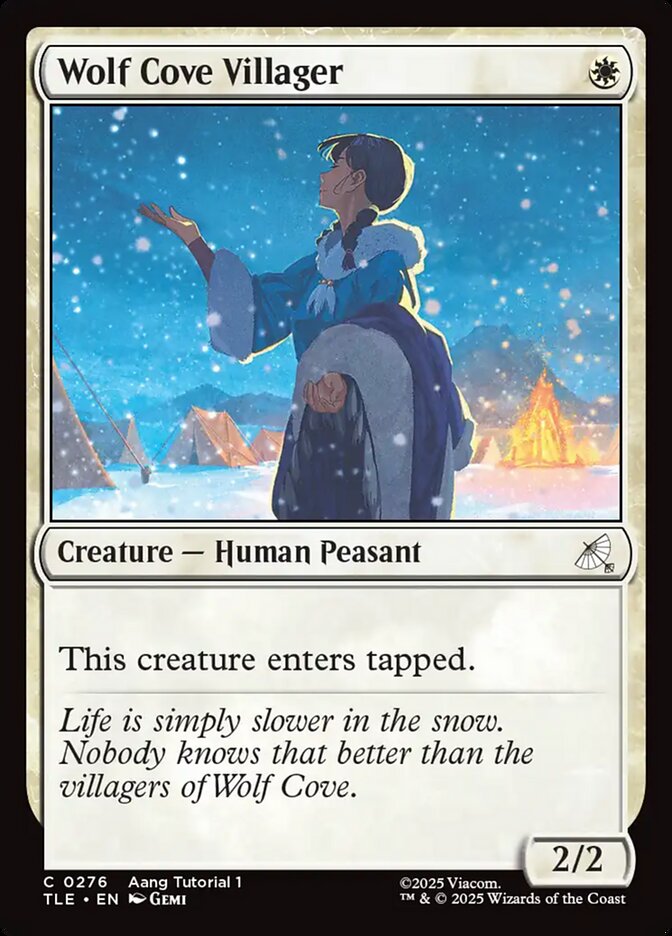 Aldeã da Baía do Lobo / Wolf Cove Villager - Magic: The Gathering - MoxLand