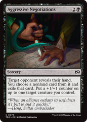 Negociações Agressivas / Aggressive Negotiations - Magic: The Gathering - MoxLand
