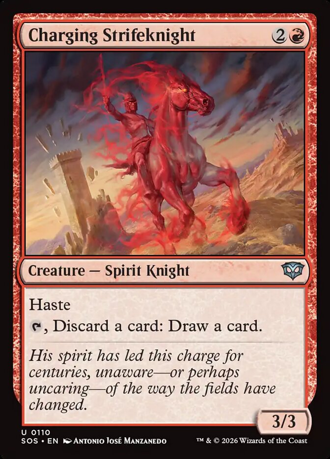 Charging Strifeknight - Magic: The Gathering - MoxLand