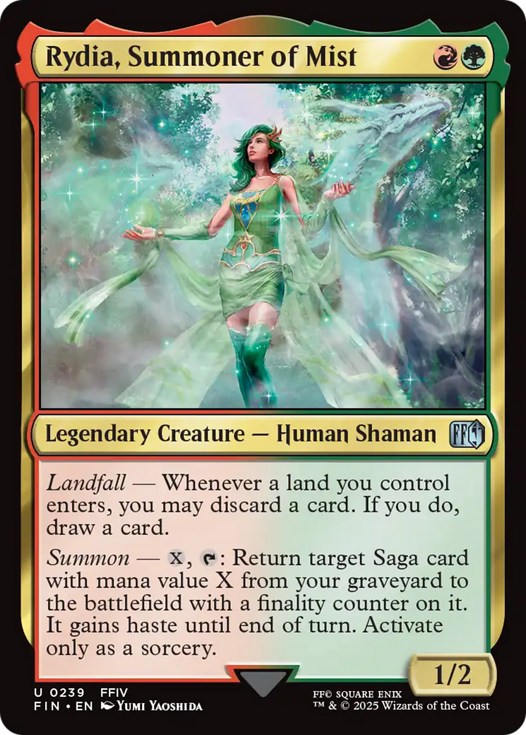 Rydia, Invocadora da Brumas / Rydia, Summoner of Mist - Magic: The Gathering - MoxLand