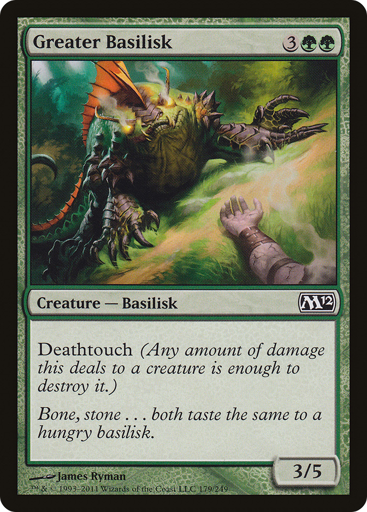Basilisco Maior / Greater Basilisk - Magic: The Gathering - MoxLand