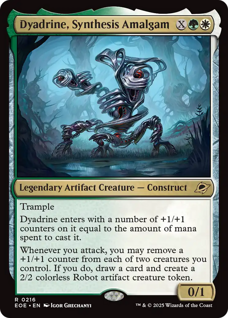 Dyadrine, Amálgama da Síntese / Dyadrine, Synthesis Amalgam - Magic: The Gathering - MoxLand