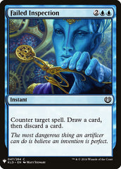 Inspeção Fracassada / Failed Inspection - Magic: The Gathering - MoxLand