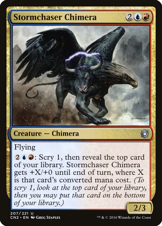 Quimera Caçadora de Tempestade / Stormchaser Chimera - Magic: The Gathering - MoxLand