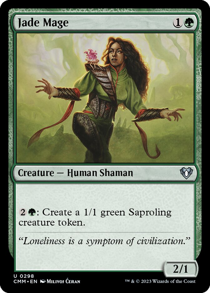 Mago Jade / Jade Mage - Magic: The Gathering - MoxLand