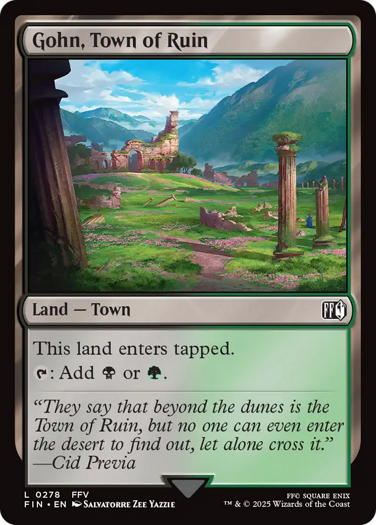 Gohn, Cidade das Ruínas / Gohn, Town of Ruin - Magic: The Gathering - MoxLand