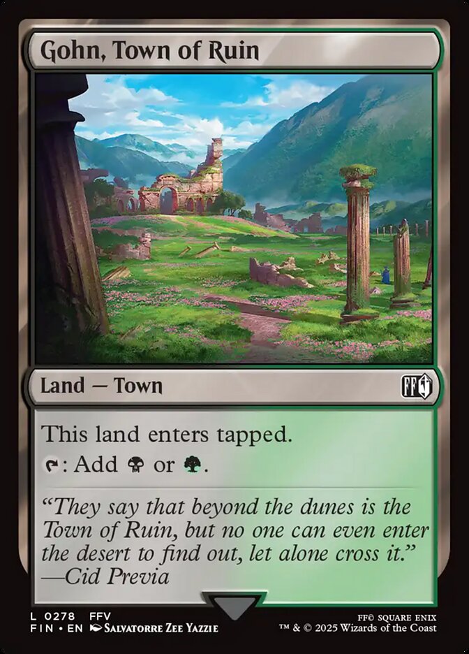 Gohn, Cidade das Ruínas / Gohn, Town of Ruin - Magic: The Gathering - MoxLand