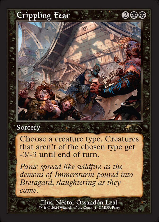 Medo Debilitante / Crippling Fear - Magic: The Gathering - MoxLand