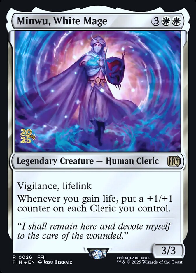 Minwu, White Mage - Magic: The Gathering - MoxLand