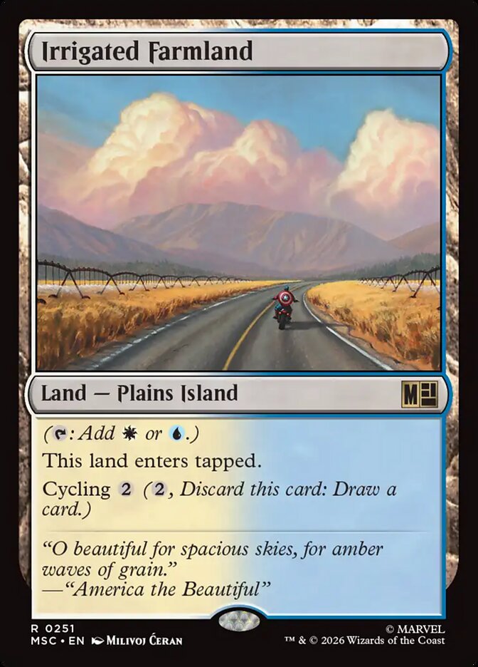 Fazendas Irrigadas / Irrigated Farmland - Magic: The Gathering - MoxLand