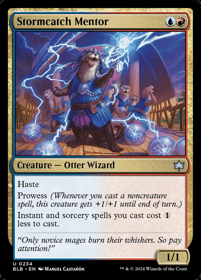 Mentor Pegatormenta / Stormcatch Mentor - Magic: The Gathering - MoxLand