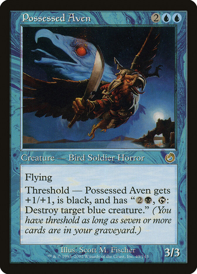 Aviano Possuído / Possessed Aven - Magic: The Gathering - MoxLand
