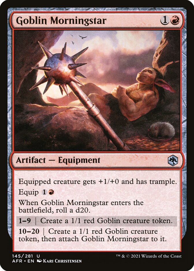 Estrela da Manhã dos Goblins / Goblin Morningstar - Magic: The Gathering - MoxLand
