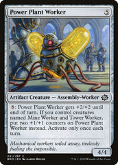 Operário da Usina / Power Plant Worker - Magic: The Gathering - MoxLand