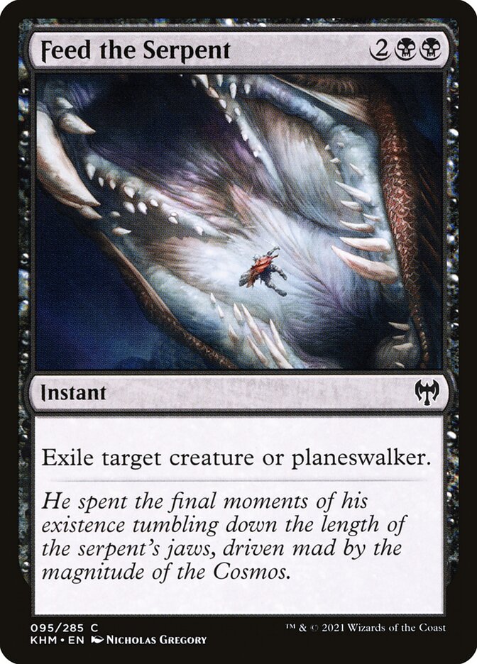 Alimentar a Serpente / Feed the Serpent - Magic: The Gathering - MoxLand