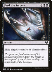 Alimentar a Serpente / Feed the Serpent - Magic: The Gathering - MoxLand