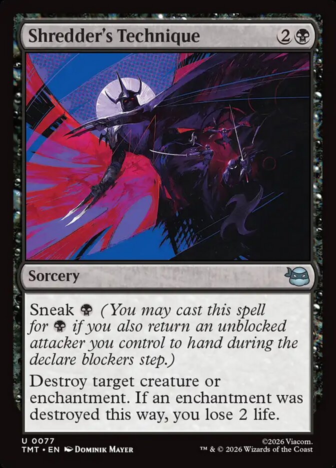 Shredder's Technique - Magic: The Gathering - MoxLand