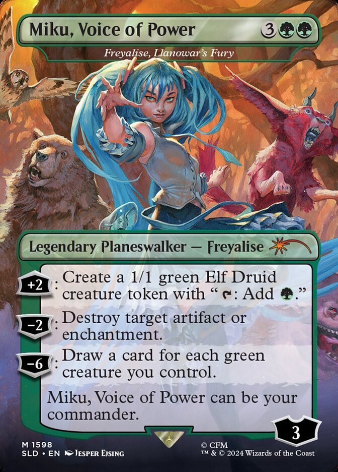 Freyalise, Fúria de Llanowar / Freyalise, Llanowar's Fury - Magic: The Gathering - MoxLand