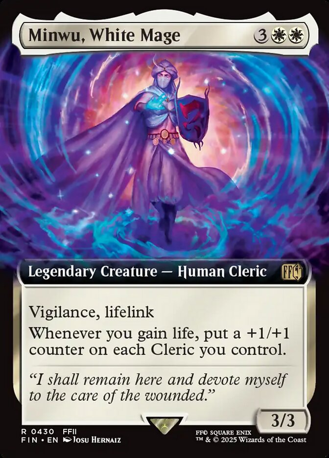 Minwu, Mago Branco / Minwu, White Mage - Magic: The Gathering - MoxLand