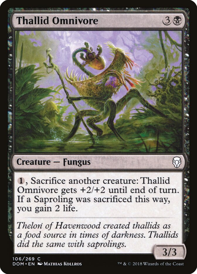 Talídia Onívora / Thallid Omnivore - Magic: The Gathering - MoxLand