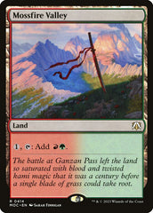 Vale de Piromusgo / Mossfire Valley - Magic: The Gathering - MoxLand