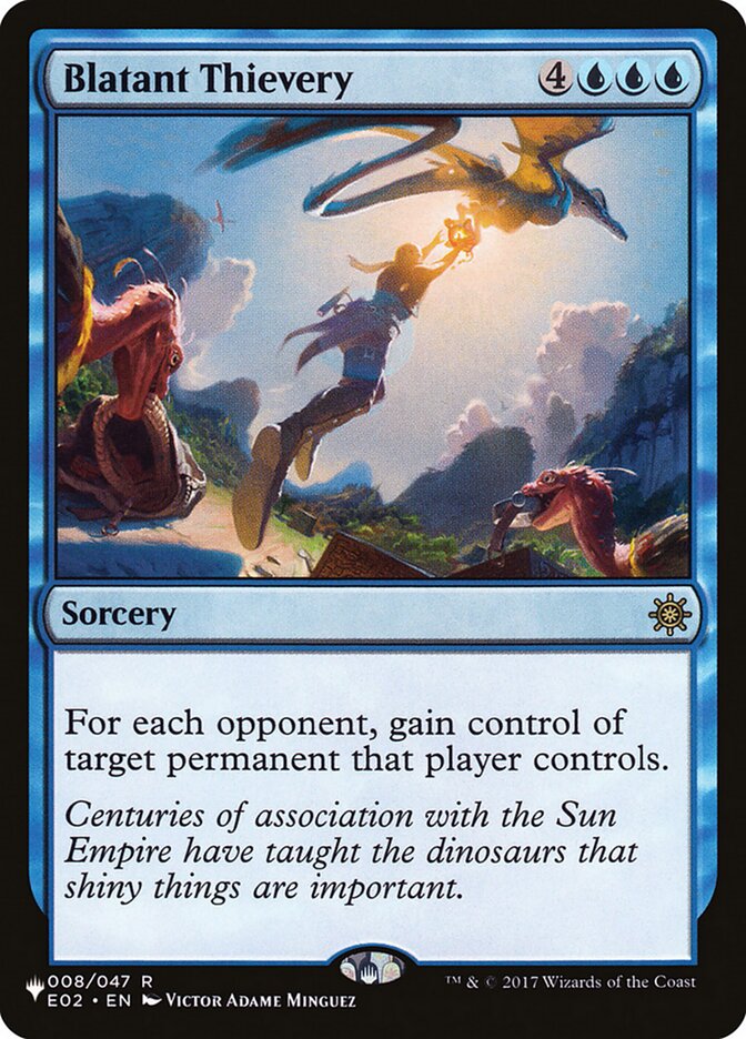 Furto Espalhafatoso / Blatant Thievery - Magic: The Gathering - MoxLand