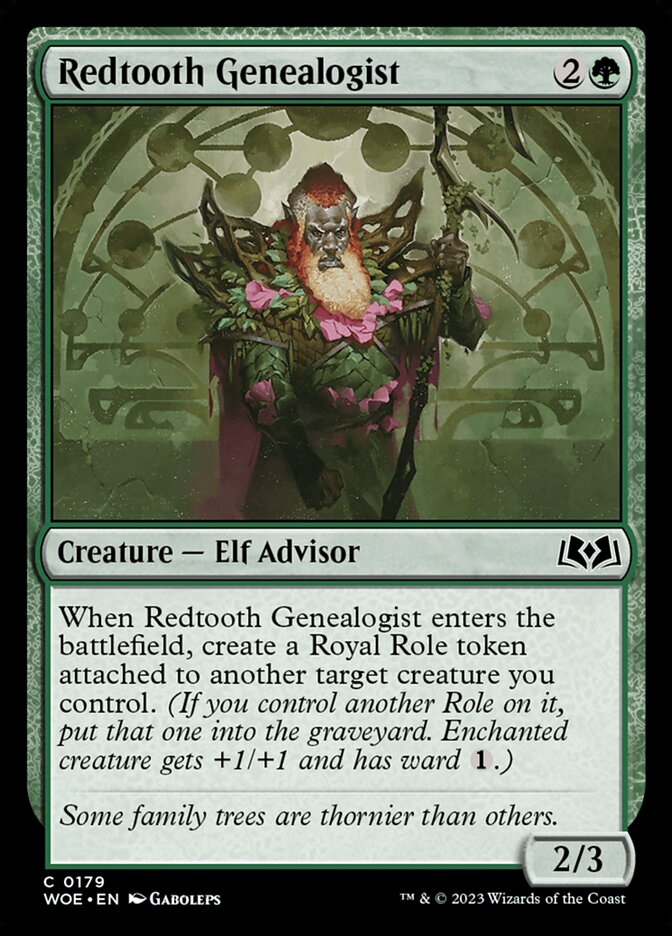 Genealogista de Rubrodente / Redtooth Genealogist - Magic: The Gathering - MoxLand