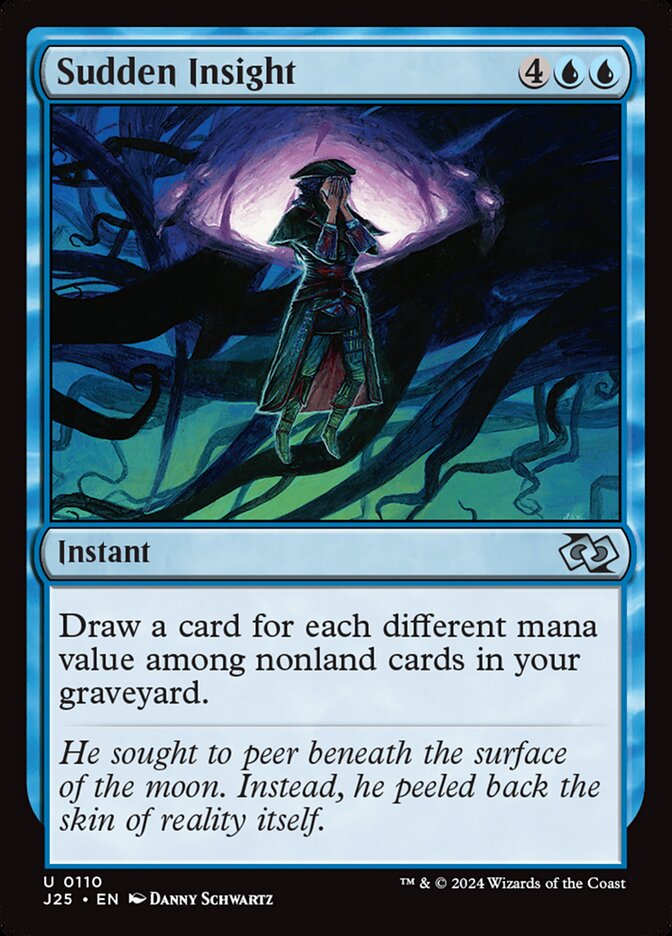 Percepção Súbita / Sudden Insight - Magic: The Gathering - MoxLand