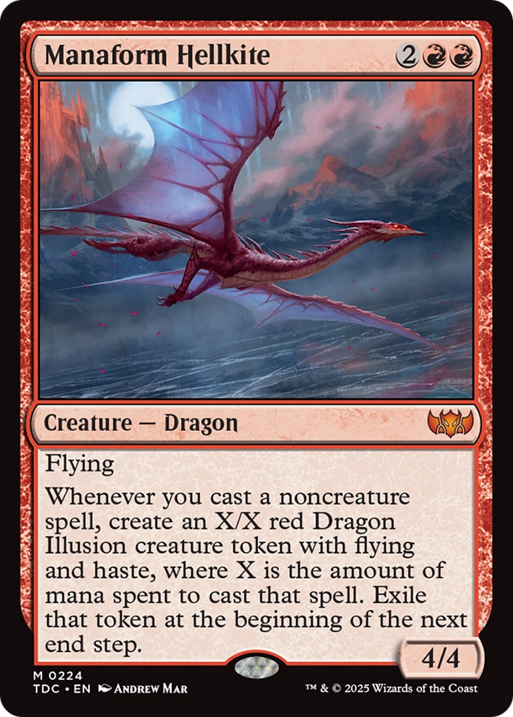 Dragão Avérneo Manaforme / Manaform Hellkite - Magic: The Gathering - MoxLand