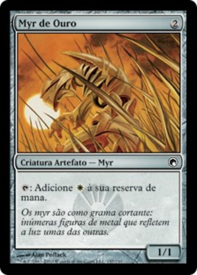 Myr de Ouro / Gold Myr - Magic: The Gathering - MoxLand