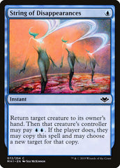 Sequência de Desaparecimentos / String of Disappearances - Magic: The Gathering - MoxLand