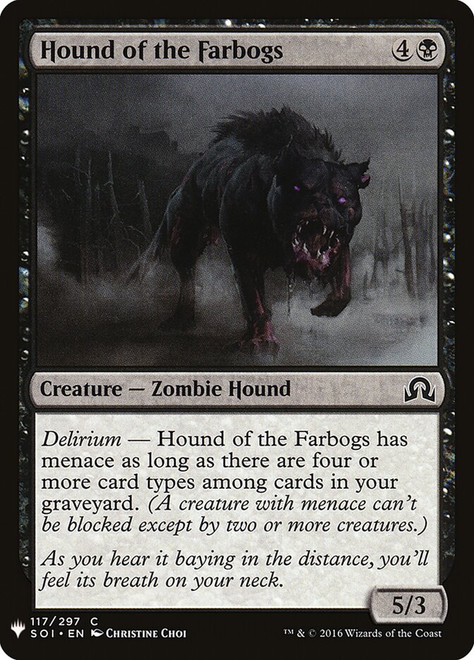 Sabujo de Brejolonge / Hound of the Farbogs - Magic: The Gathering - MoxLand