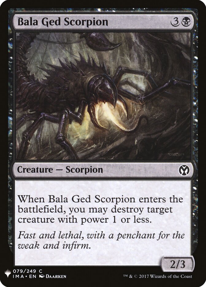 Escorpião de Bala Ged / Bala Ged Scorpion - Magic: The Gathering - MoxLand