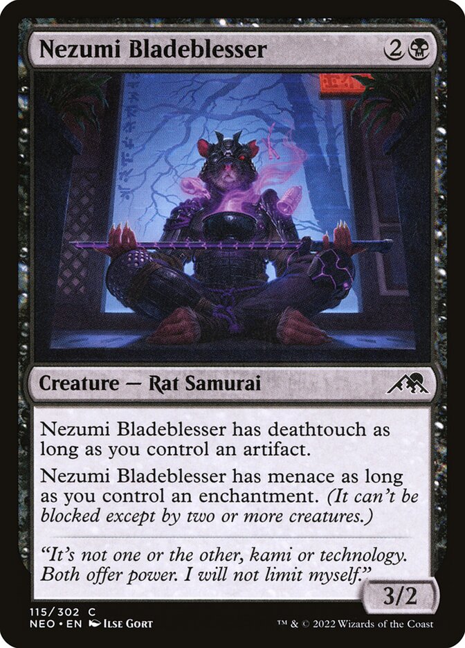 Benze-espada Nezumi / Nezumi Bladeblesser - Magic: The Gathering - MoxLand