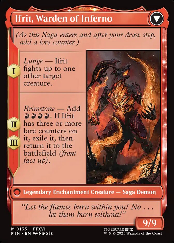 Clive, Dominante de Ifrit / Clive, Ifrit's Dominant - Magic: The Gathering - MoxLand