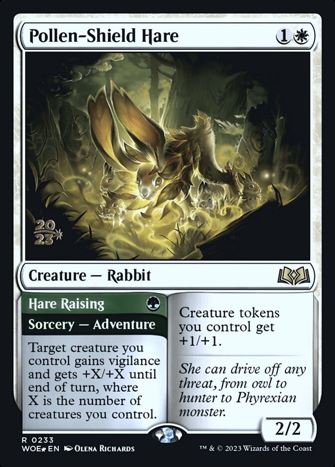 Pollen-Shield Hare / Hare Raising - Magic: The Gathering - MoxLand