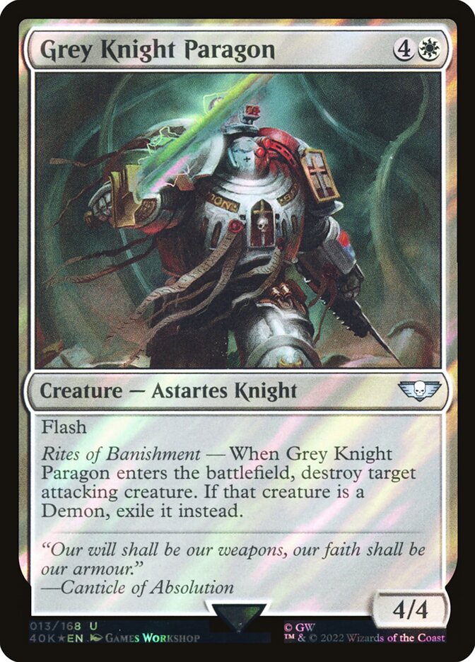 Grey Knight Exemplar / Grey Knight Paragon - Magic: The Gathering - MoxLand