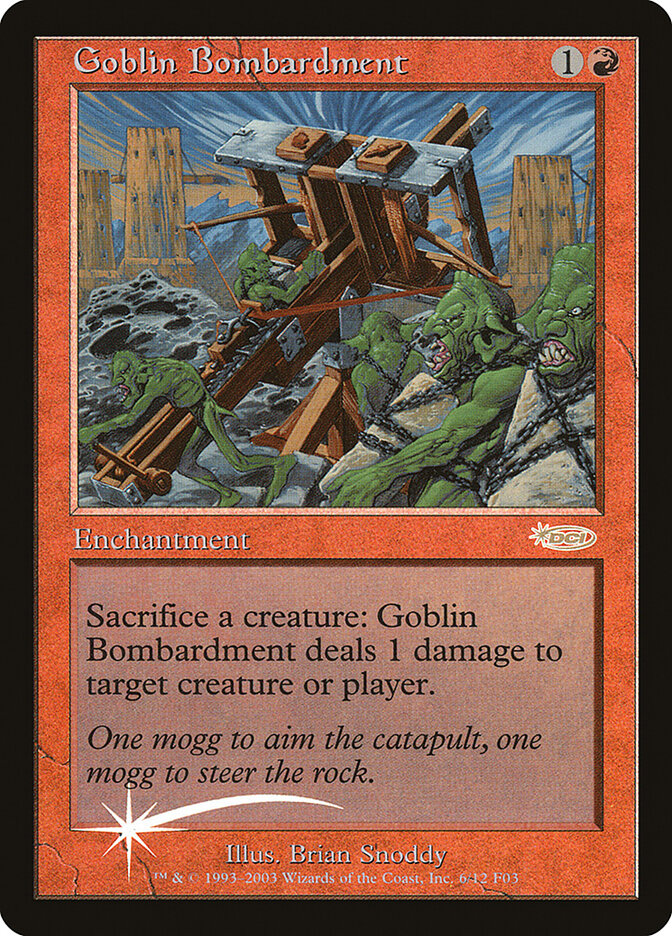 Bombardeio Goblin / Goblin Bombardment - Magic: The Gathering - MoxLand