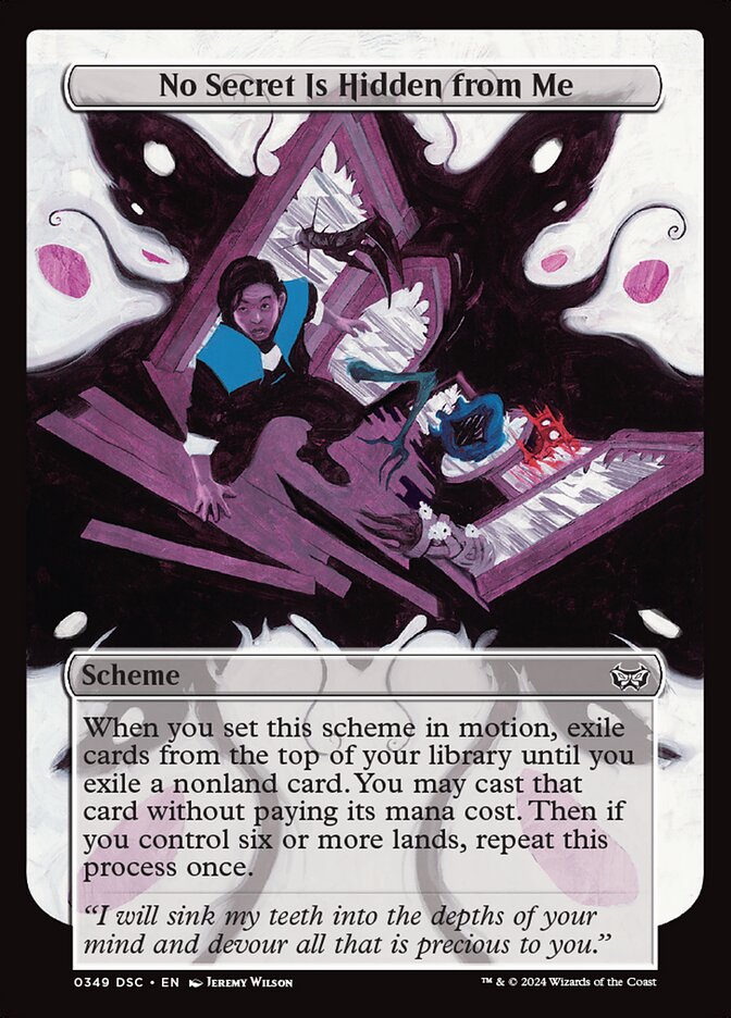 No Secret Is Hidden from Me - Magic: The Gathering - MoxLand